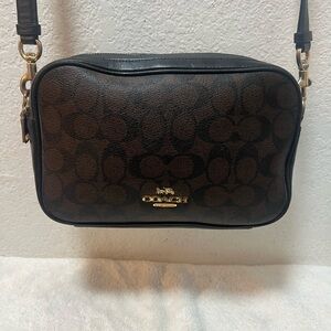 Coach Signature Brown Crossbody Bag